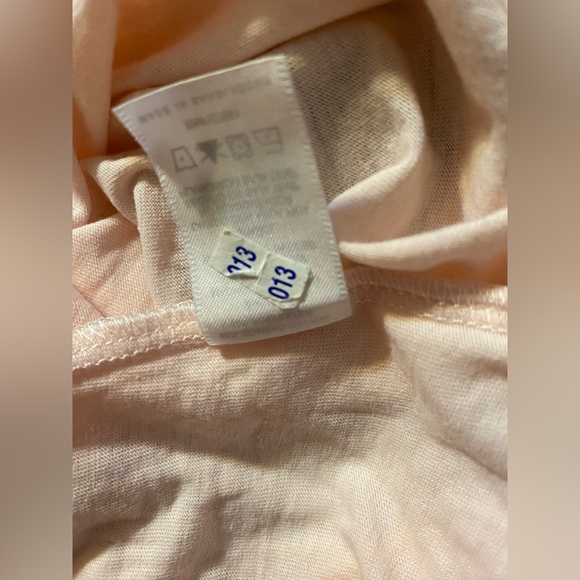 Miami Style Light Baby Pink Virginia Beach Racerback Tank V Neck Cotton Blend M - Picture 6 of 6